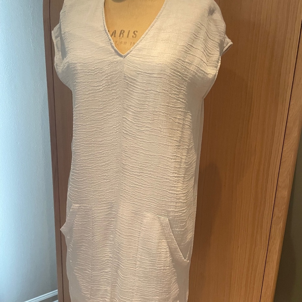 Helmut Lang layered shift dress